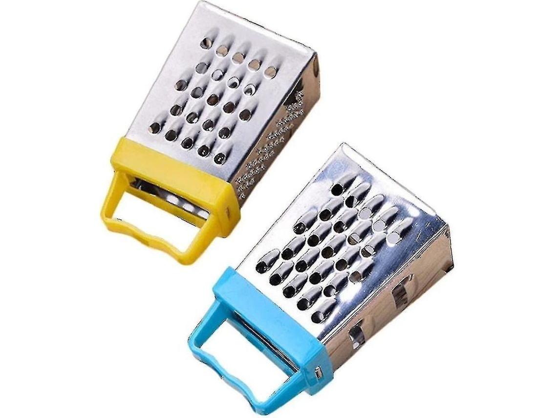 Cortador De Frutas Y Verduras De Acero Inoxidable De 4 Lados Con Mango, Herramienta Manual Para Cocina, Accesorio (2 Piezas)