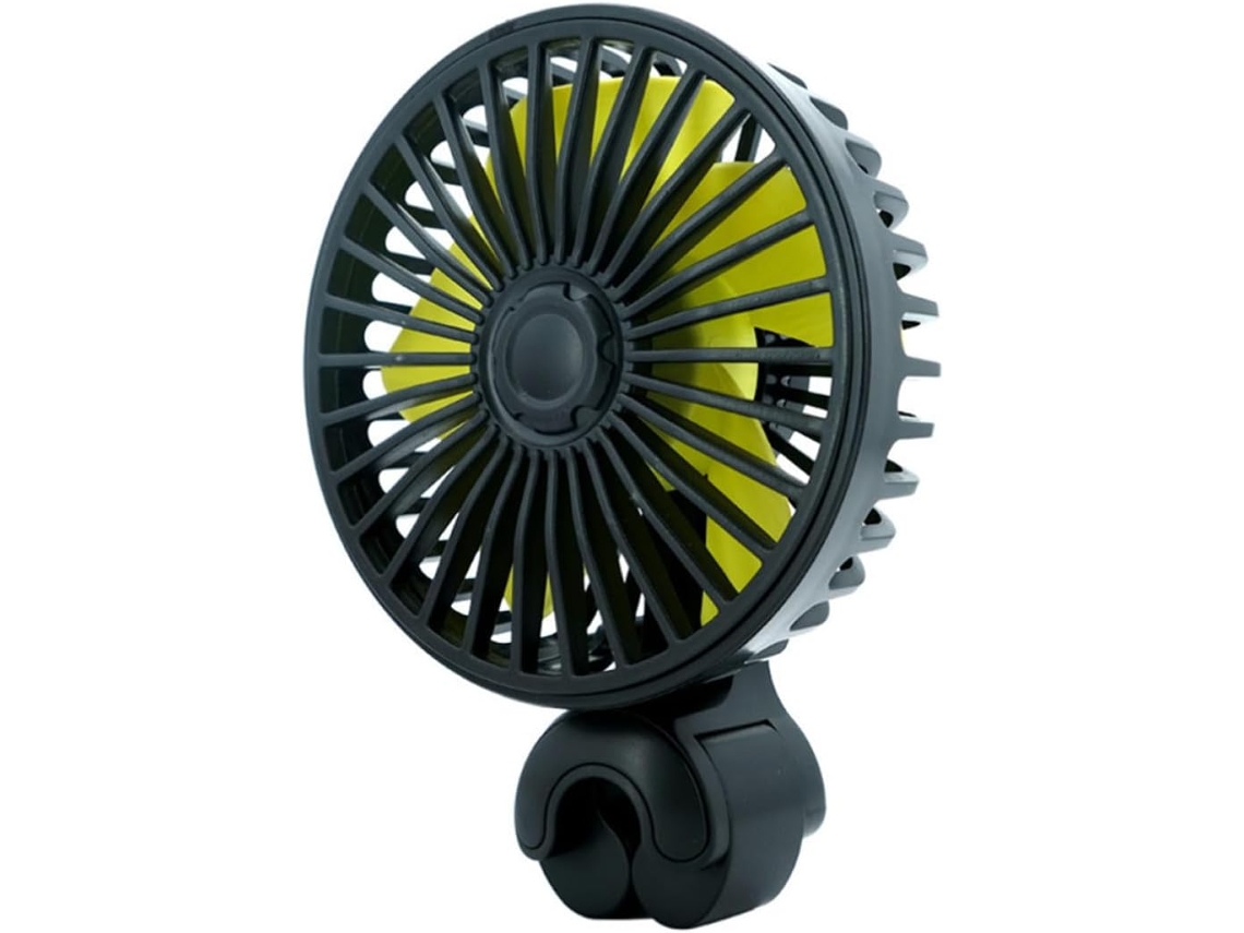 Ventilador Usb Para Carro Operitacx Preto Com Ventosa, Ângulo Ajustável E Alta Durabilidade, Ventilador Portátil Para