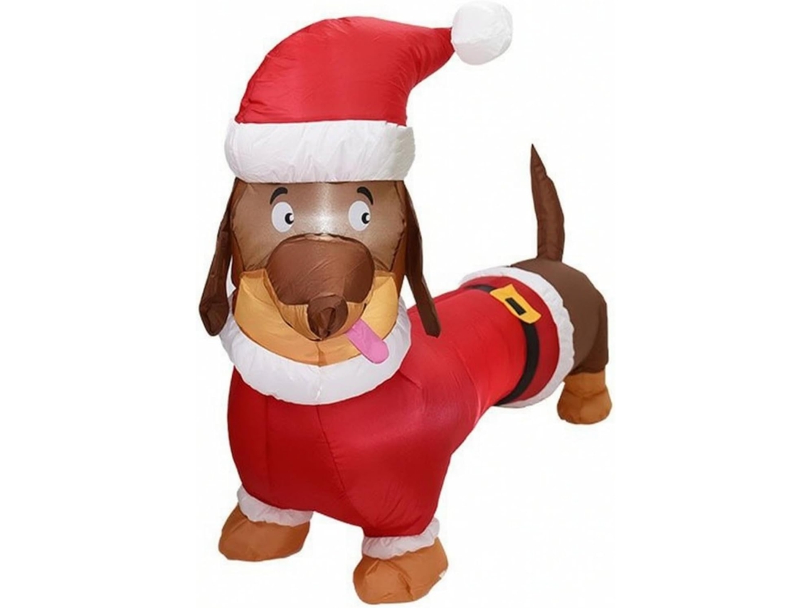 Papai Noel Inflável Iluminado