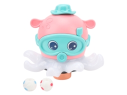 Brinquedo De Bola Flutuante Elétrico Polvo Com Música Luz Para Meninos Rosa