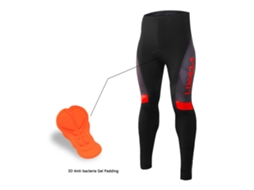 Business conjunto de roupa de ciclismo masculino inverno com jaqueta impermeável e calças com preenchimento 3D | S/MARCA