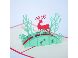 Cartões De Natal Criativos 3d Para O Dia De Natal Aquaforge