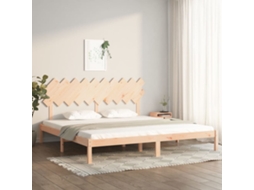 Estrutura De Cama 200x200 Cm Madeira Maciça