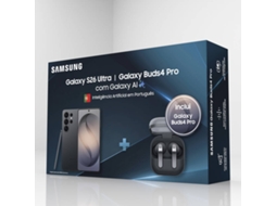 Pack Smartphone SAMSUNG Galaxy S26 Ultra (6.9'' - 12 GB - 256 GB - Preto Noturno) + Buds4 Pro