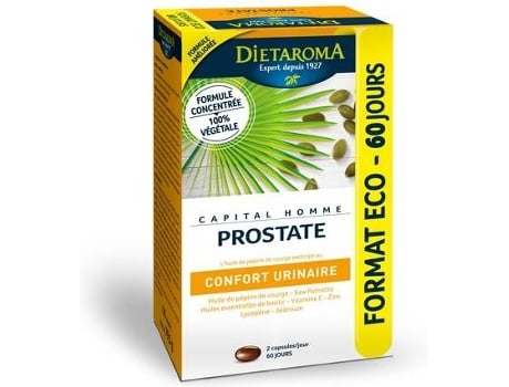 Suplemento Alimentar DIETAROMA Capital Homme Próstata Nouvelle Formula (60 cápsulas)