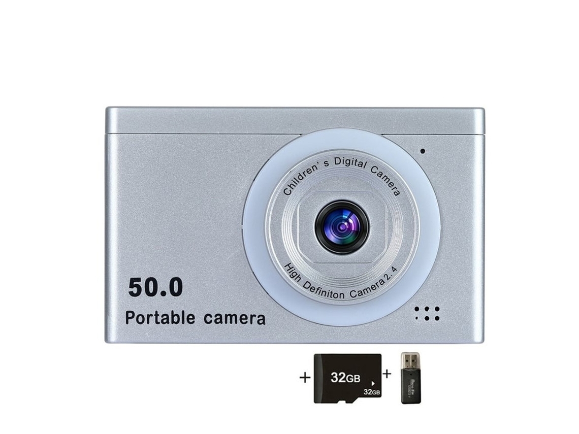 Câmera Digital Compacta 4k Hd De 24 Polegadas Com Peso Leve De 32g.