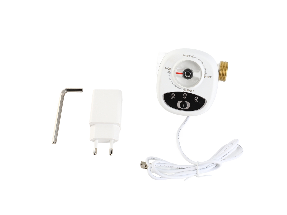 Válvula de água inteligente WiFi IP65 controle app automação temporizada controle por voz Ewelink YURU