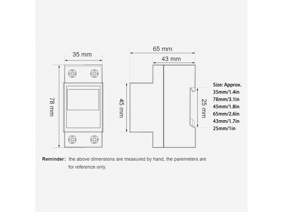 Laxiscreed Medidor De Energia Eléctrica Monofásico 2p Para Montagem Em Din Rail