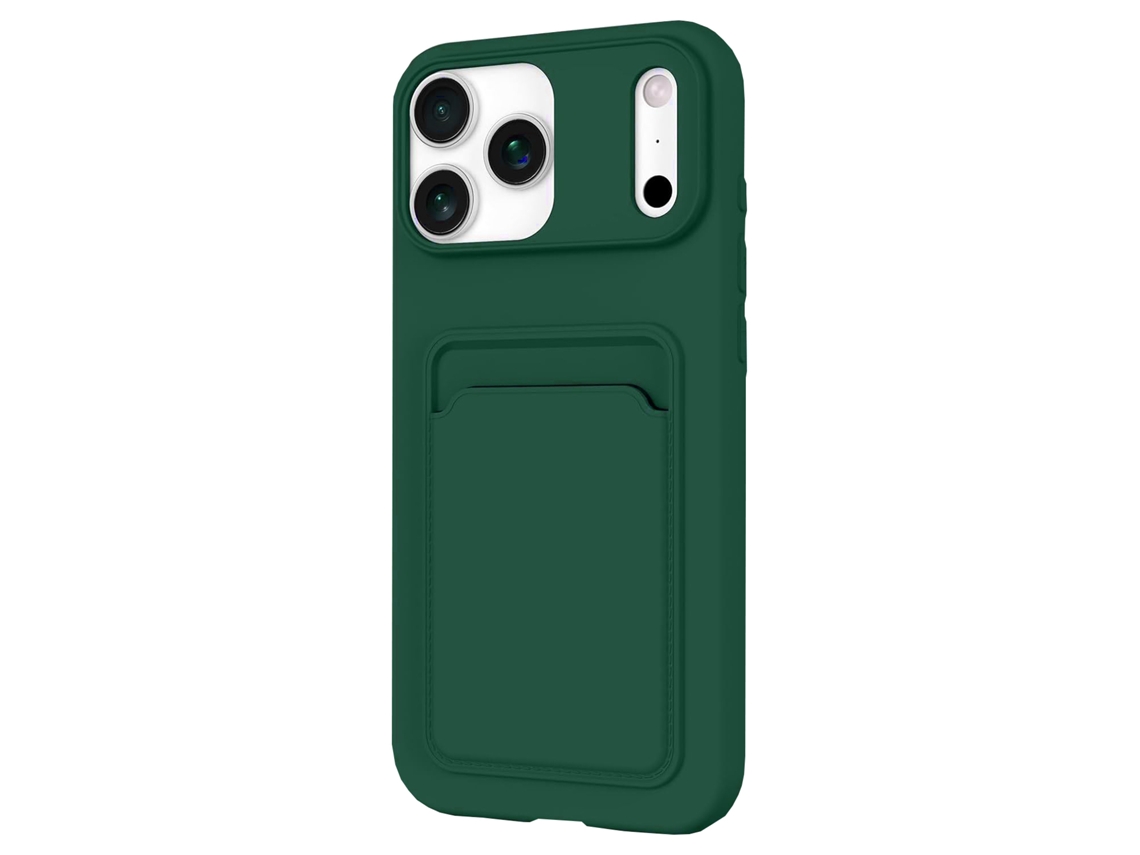 Capa Para Iphone 17 Pro Com Compartimento Para Cartão