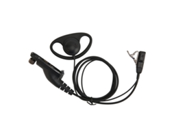 Aetheria fone de Ouvido em Forma de D com Clip Lapela Ptt para Rádio Walkie Talkie Motorola Xpr6500 Xpr6550