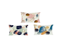 Almofada Decorativa DKD HOME DECOR (Azul - Algodão - 50 x 30 x 12 cm)