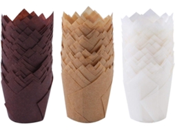 150 Peças Mini Forminhas De Tulipa Para Assar Forminhas De Cupcake Forminhas De Muffin Para Casamento, Aniversário, Natal Olysi Shop