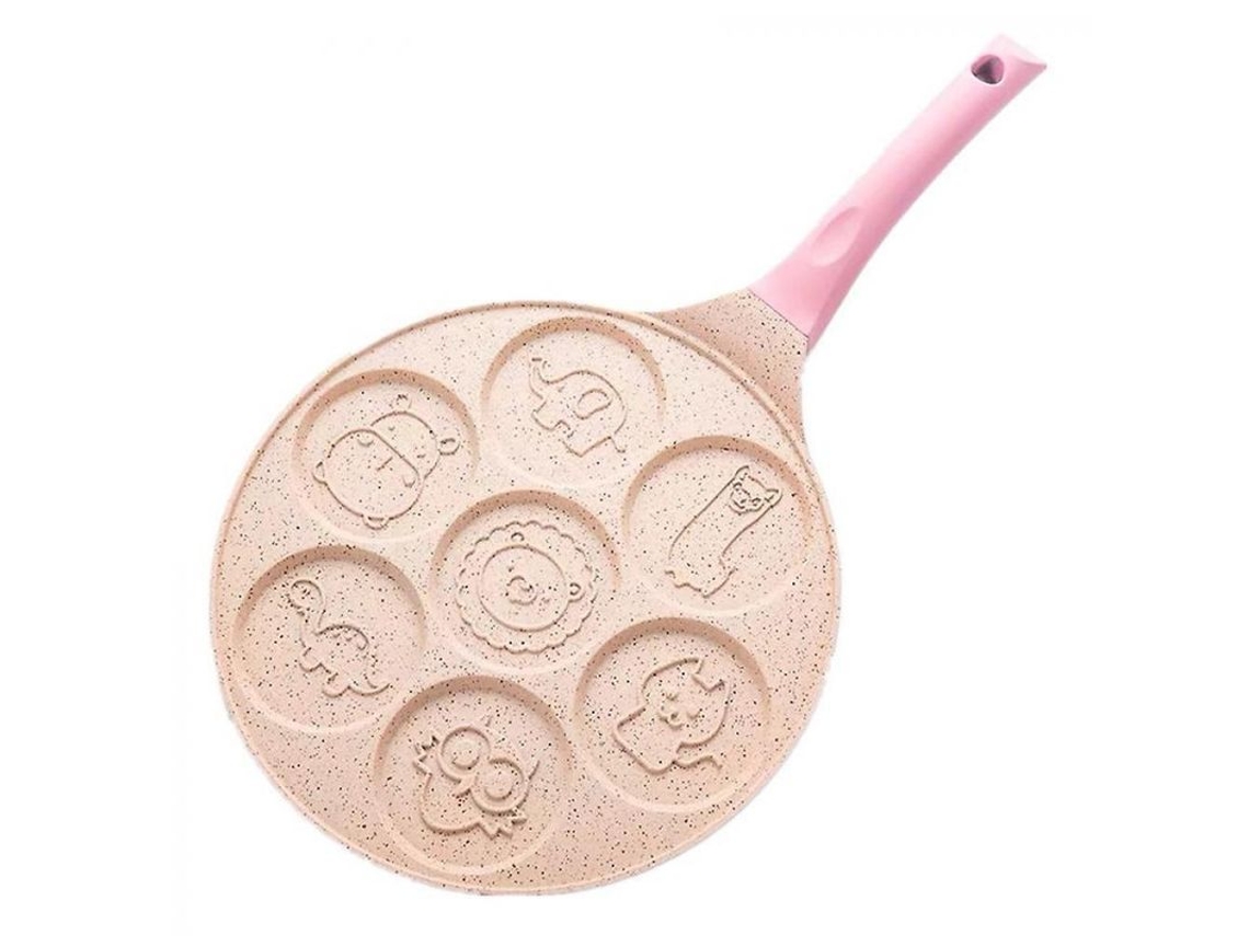 2026 moldes de Panquecas Animales 7 Diferentes Cute Molde Antiadherente para Cocina Rosado (azul)