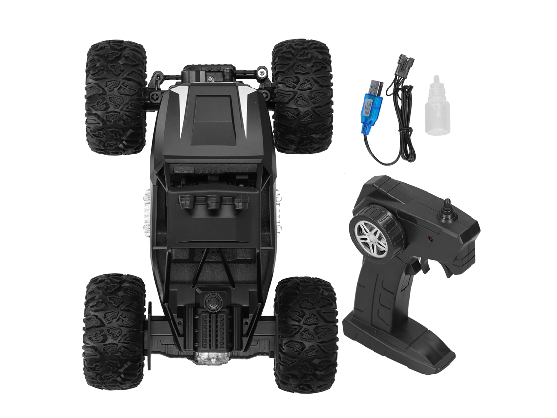 Aetheria-carro De Controle Remoto 2.4g Infantil Led Com Spray Branco
