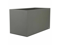 Plantador Riviera Retangular Cinzento 80 x 40 cm Granito