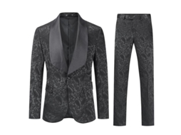 2026 traje Hombre Mystdiy 2 Piezas Blazer Pantalones Estampados 1 Botón para Boda