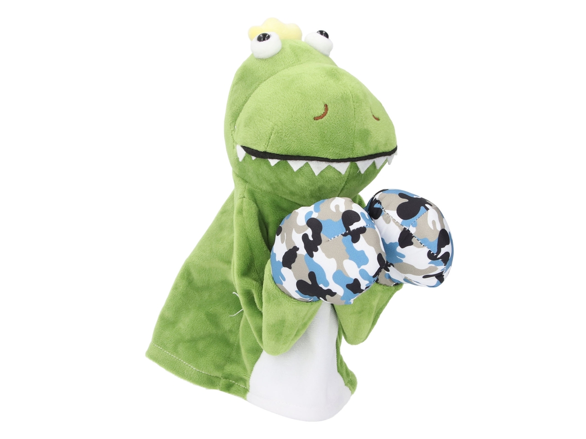 Primerox boneco de Boxe Infantil Interativo Pelúcia com Som Brinquedo Mão Animal