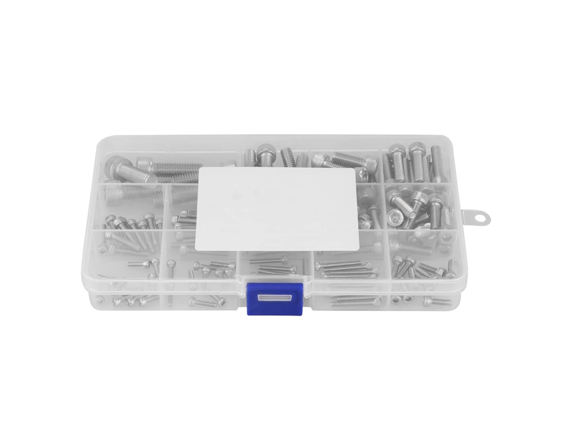 Kit Com 135 Parafusos De Cabeça Sextavada Interna Em Aço Inoxidável