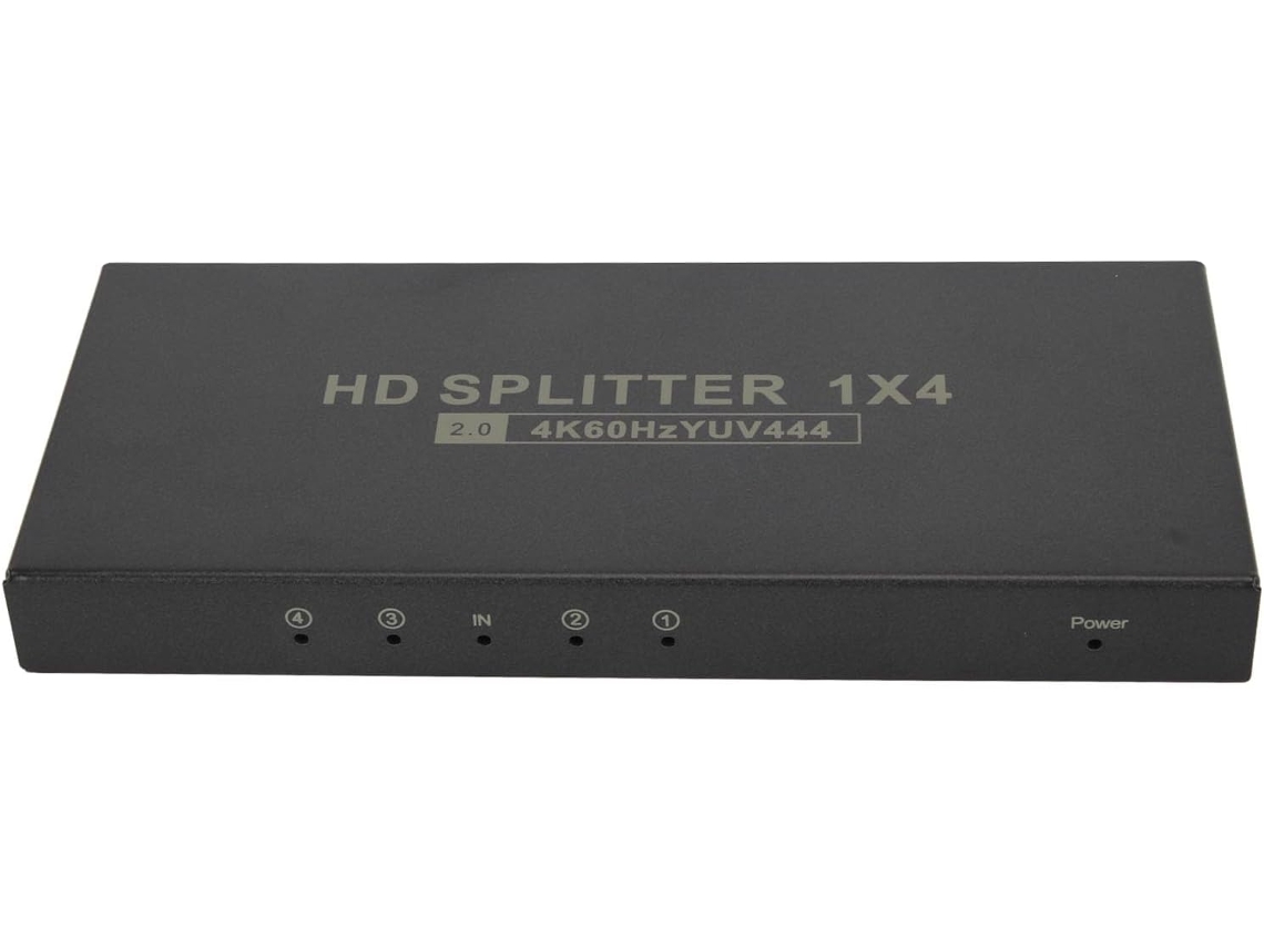 Divisor Hdmi 1 Entrada 4 Saídas, Suporte A 4k 60hz 1080p 720p, Tela 3d Hd, Switch Hdmi De 4 Portas P Gokoco
