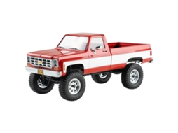 Vermelhofms Fcx18 Chevrolet K10 Rtr 1/18 2.4g 4wd Rock Crawler 2 Vel Led Off road Brinquedo MDUG