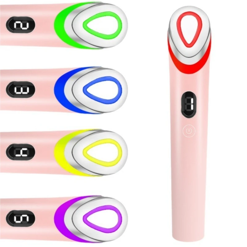 (rosa) Massageador Portátil Para Os Olhos Para Clareamento Facial