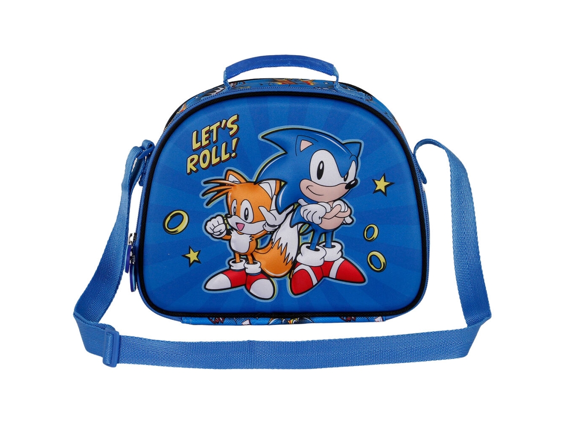 Sonic The Hedgehog Lets Roll Saco De Almoço 3d