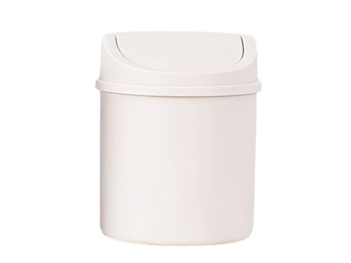 Mini Lixeira | Cesto De Lixo De Mesa Com Tampa | Aba