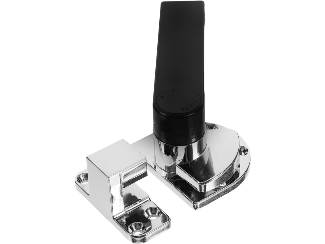 Fecho De Porta Para Congelador Holibanna, Resistente E Anticorrosivo, Com Elegante Puxador De Metal Em Liga Zinco