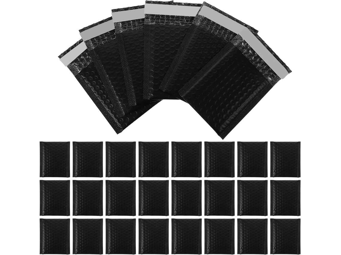 Envelopes À Bulles Noires 11 X 13 4 Cm Autoadesivos, Impermeáveis E Antichocs, Paquet Dexpédition Résistants