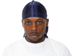 Durag Do Rag Dew Rag Doo Rag Azul Escuro Aquaforge