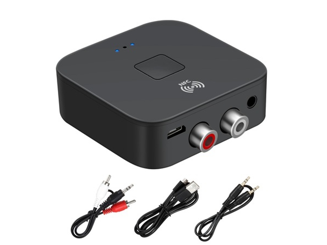 Receptor De Áudio Bluetooth 5.0, Preto