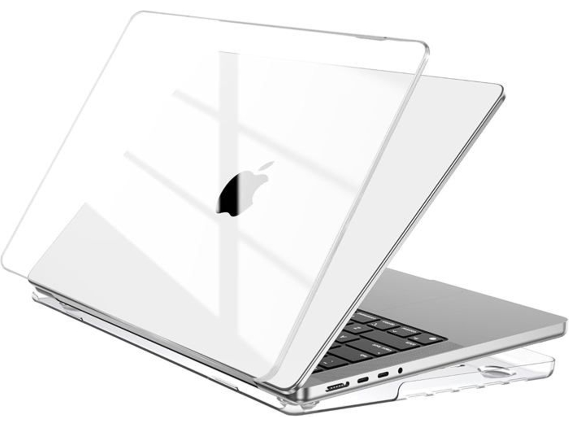 Capa Rígida Macbook Pro 14 Polegadas Compatível Com M1/m2/m3/m4 Proteção Total Capa Transparente Brilvibera