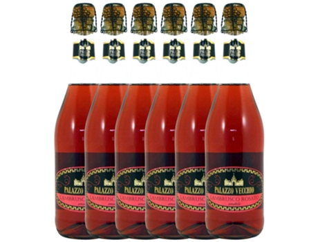 Espumante PALAZZO VECCHIO Palazzo Vecchio Rosado Lambrusco Emilia Romagna (0.75 L - 6 unidades)