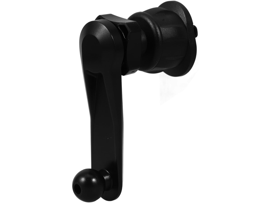 Suporte veicular para celular prático e elegante, com braço integrado.