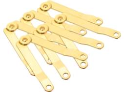 Dobradiças De Ferro Dourado, Fáceis Instalar E Com Boa Capacidade