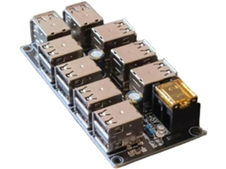 - Placa De Carregamento Usb Com Múltiplas Interfaces, Fonte