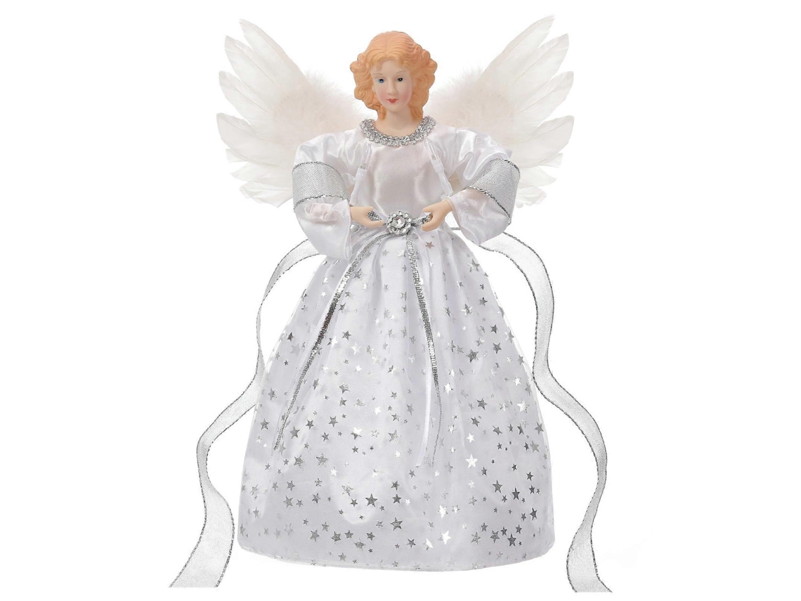 Enfeite De Natal De Anjo Iluminado Para Mesa 30 Cm Olysi Shop