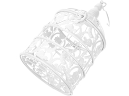 Gaiola À Oiseaux En Fer Bla 14x14x32 Cm Decorativa Para Festa De Casamento Ornamento De Vitrine Élégante