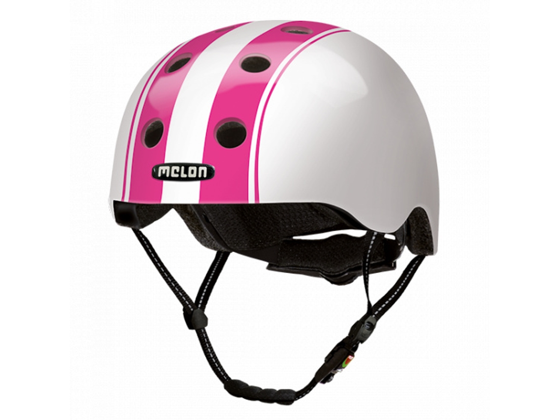 Capacete Urban Active Polycarbonate White/Pink Size 46 52 Cm PARTYCHIMP