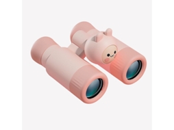 Mini Binóculos Telescópio Compartilhado Infantil Destacável De Alta Definição Com Foco Ao Ar Livre Lupa Brinquedo Presente Bestvite (rosa)