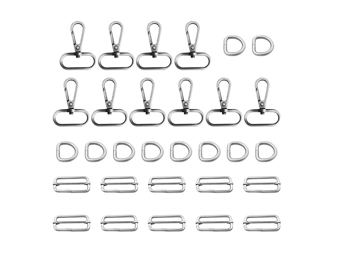 30 Peças de Acessórios Criativos para Chaveiro ALLINLESS