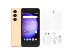 Celular Desbloqueado 3g 5.0 Polegadas Ips Hd 4gb Ram 32gb Rom Reconhecimento Facial Android 10 Dourado