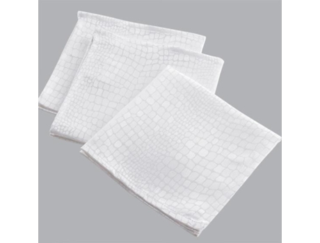Conjunto de 3 Toalhas Serpentile White EMINZA
