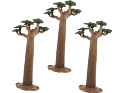 Miniatura De Baobá, 3 Peças, Para Decoração De Cenários Diy, Resistente A Quebras.