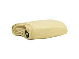 Vidaxl Lona 650g / M² Bege 3 X 4 M Lona Com Revestimento Em Pvc
