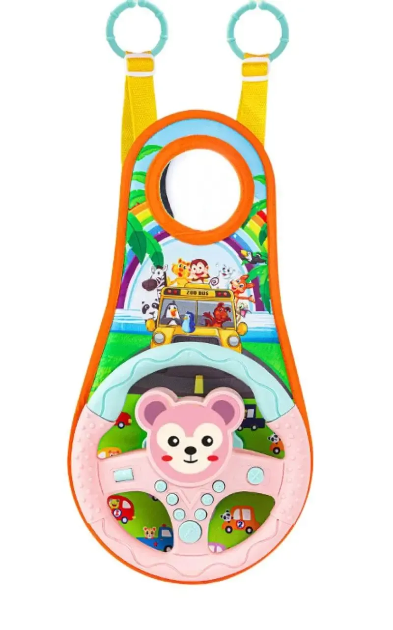 Volante Brinquedo Suspenso EIFSON para Crianças com Simulação de Condução (macaco)