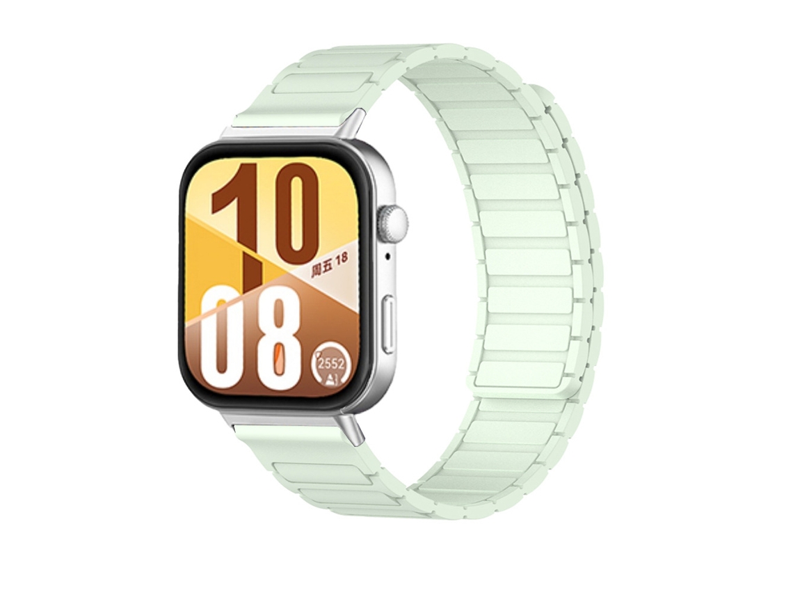 Pulseira Magnética De Silicone Bicolor Estilo Uniforme Trabalho Para Huawei Fit5, Compatível Com Fit3 Fit4 Fit5 Pro