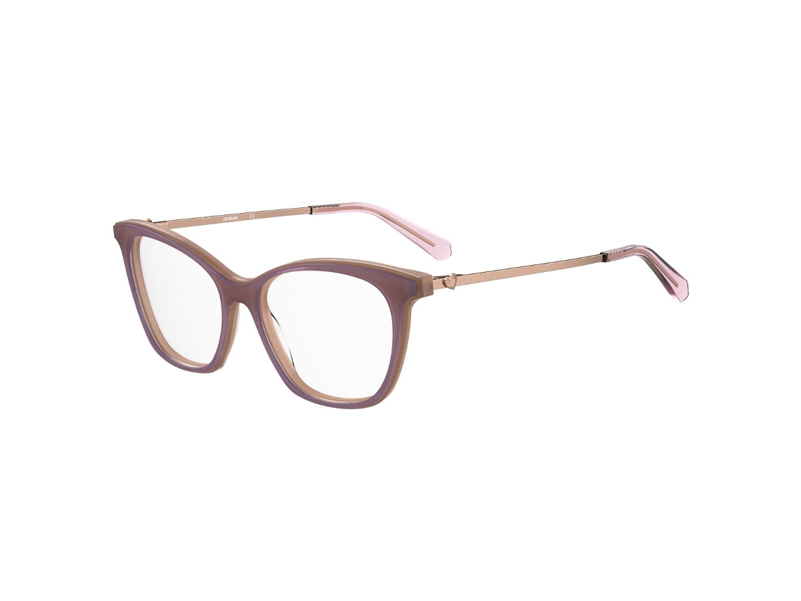 Armação de óculos de grau feminino Love Moschino Mol579-fwmf316 (acetato - nude - Ø 53 mm)