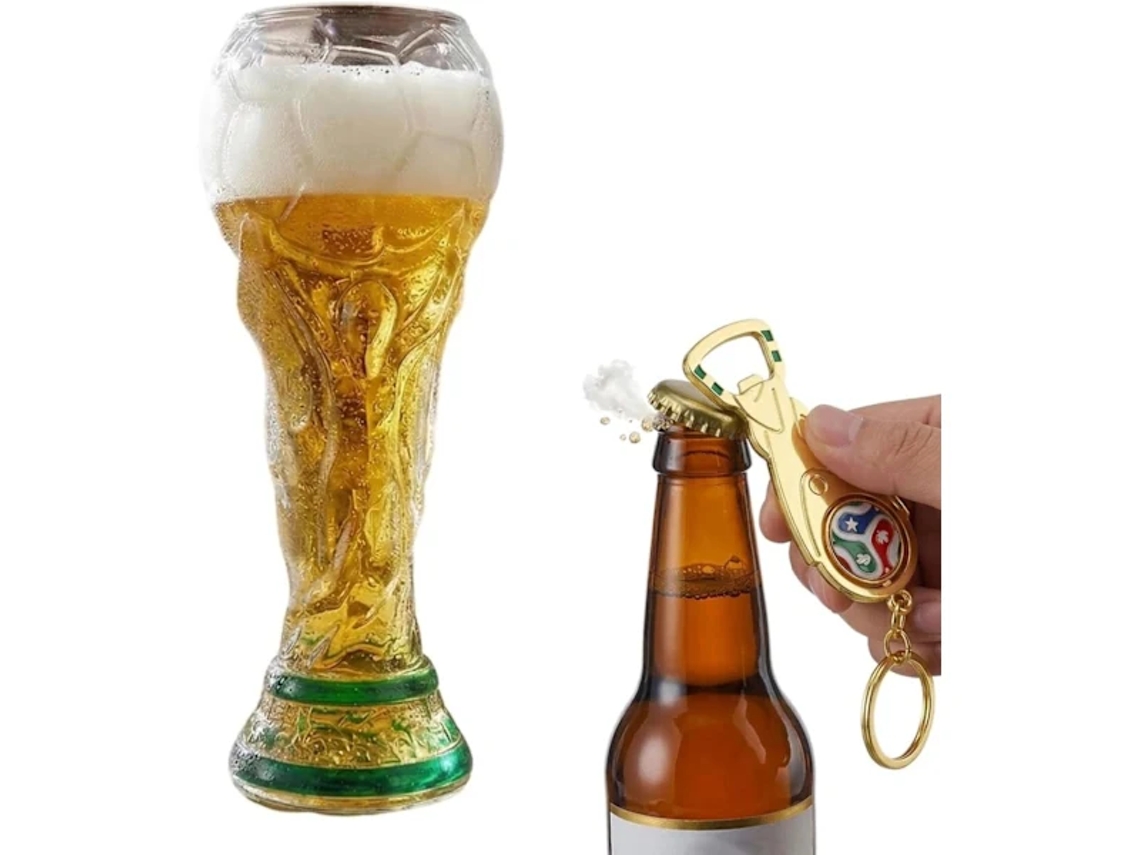 Copo de Cerveja Vm 2026 Trophy, 500 Ml, Resistente AQUAFORGE