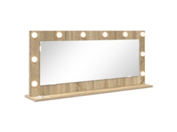 Conjunto 1 Espelho De Quarto Vidaxl Castanho Vidro (100 X 45 X 18 Cm)